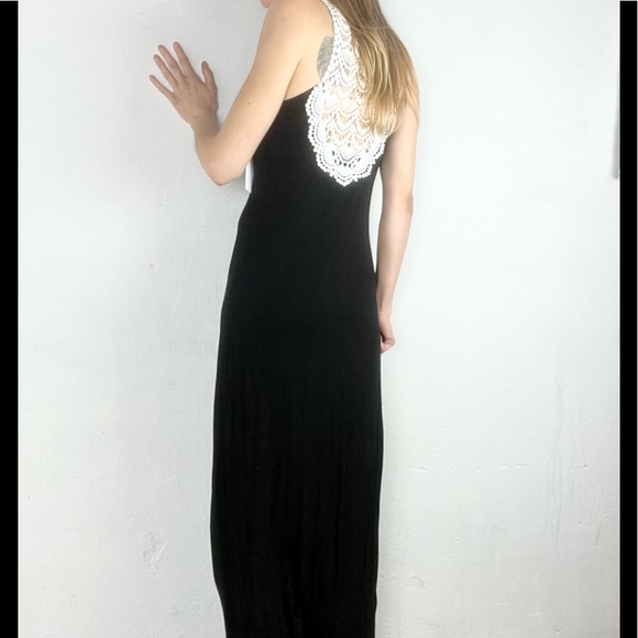 KENNETH COLE REACTION | 🖤🤍Lace Back Long Slit Side Maxi Dress - Picture 5 of 12